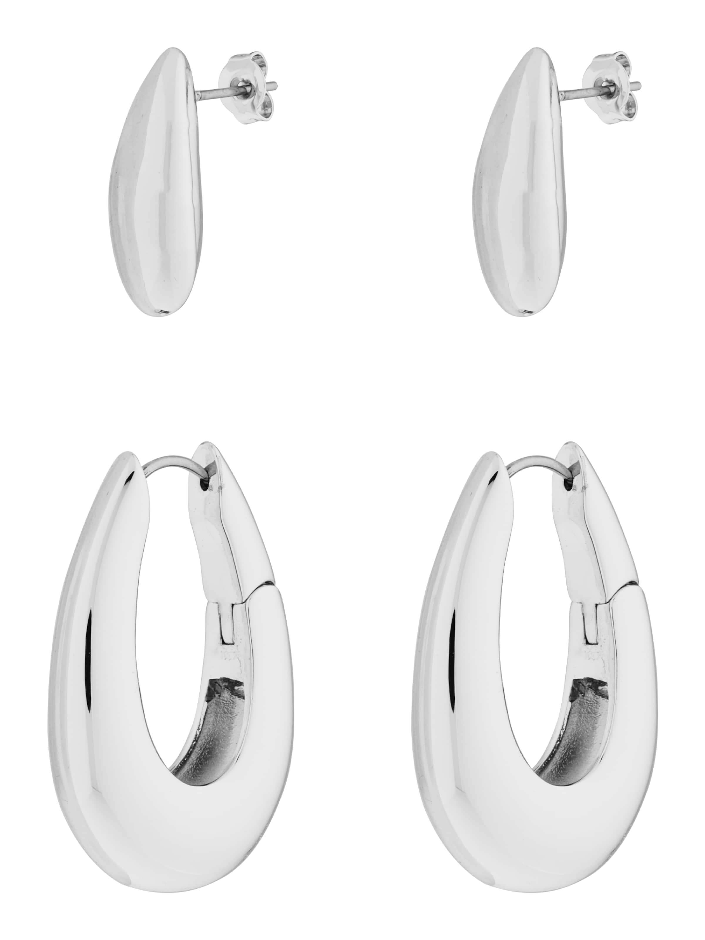 & Other Stories Náušnice – stříbrná: přední strana