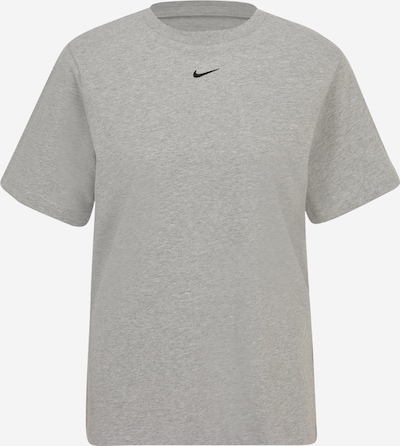 Maglietta 'Essentials' Nike Sportswear di colore grigio sfumato / nero, Visualizzazione prodotti