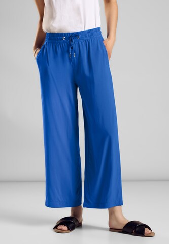STREET ONE Loosefit Hose in Blau: Vorderseite
