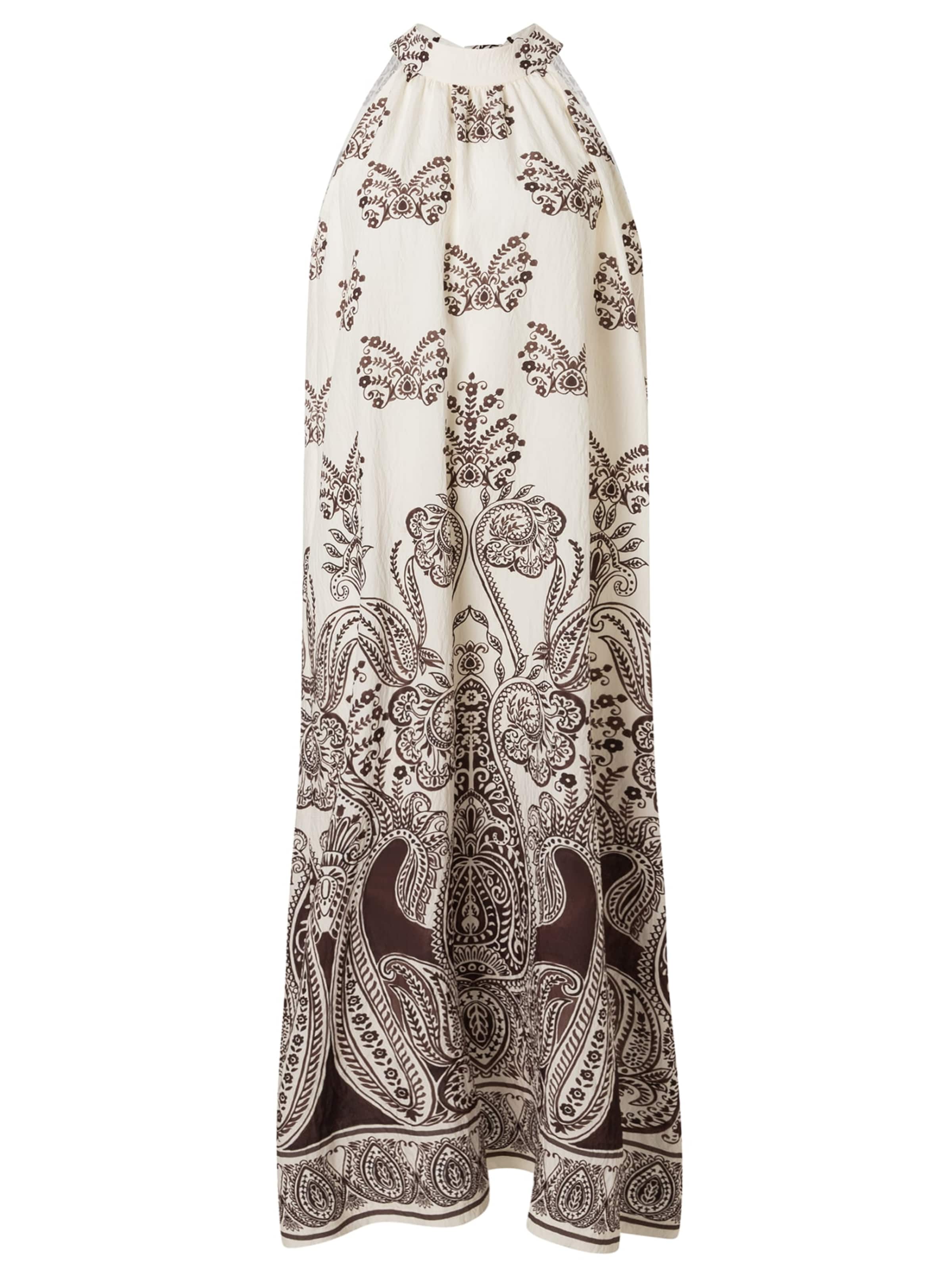 Ana Alcazar Jurk 'Doreyu' in Beige: voorkant