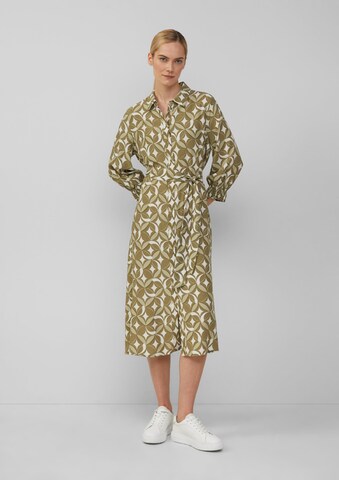 s.Oliver BLACK LABEL Blousejurk in Groen: voorkant