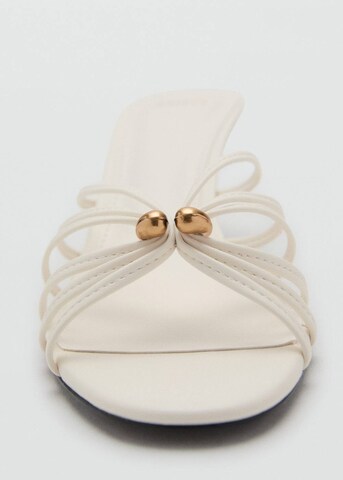 MANGO Pantolette 'Darian' in Beige