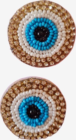 PfauGermany Earrings 'Evil Eye' in Gold: front