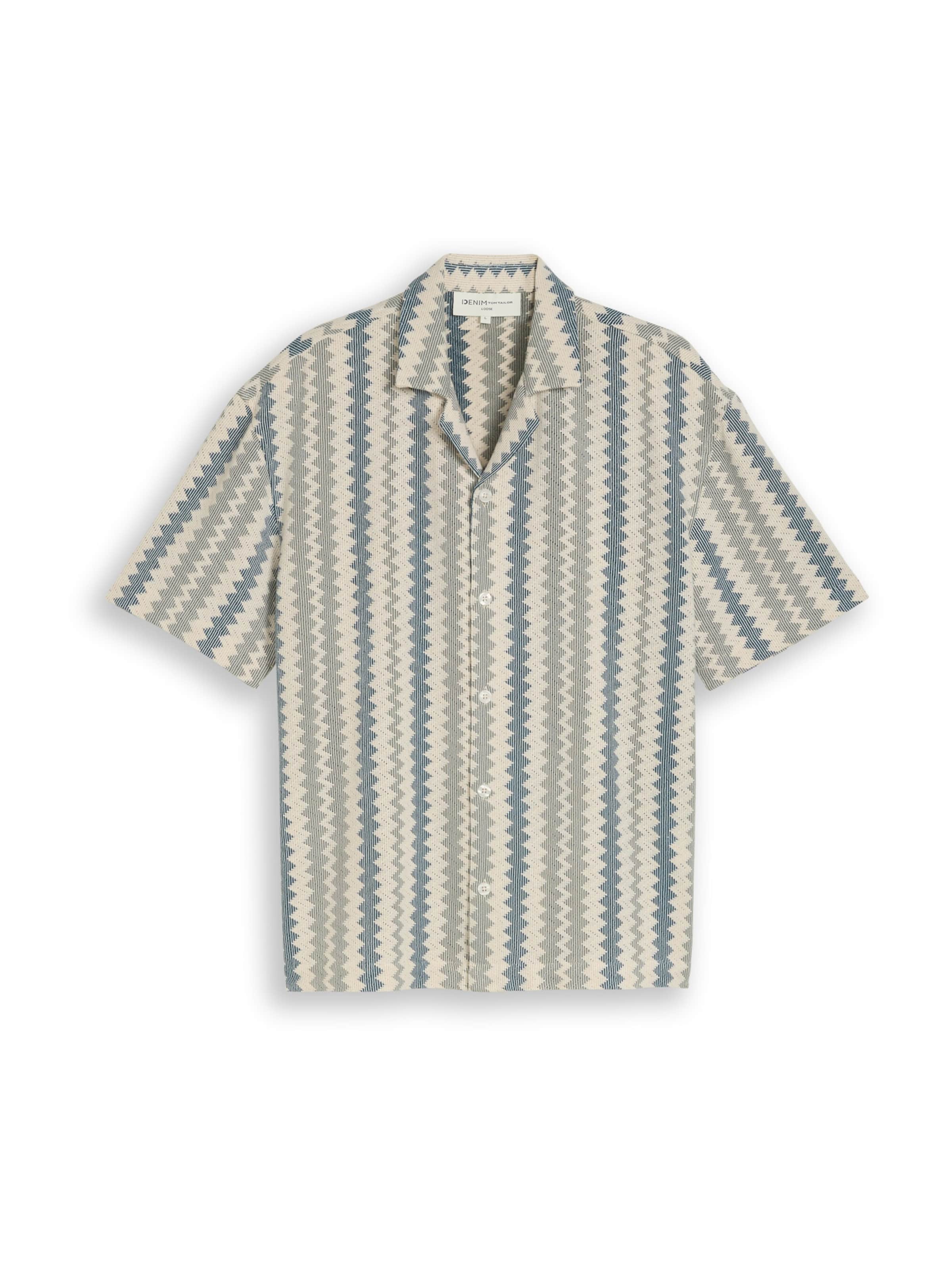 TOM TAILOR DENIM - Ajuste confortable Camisa en verde: frente
