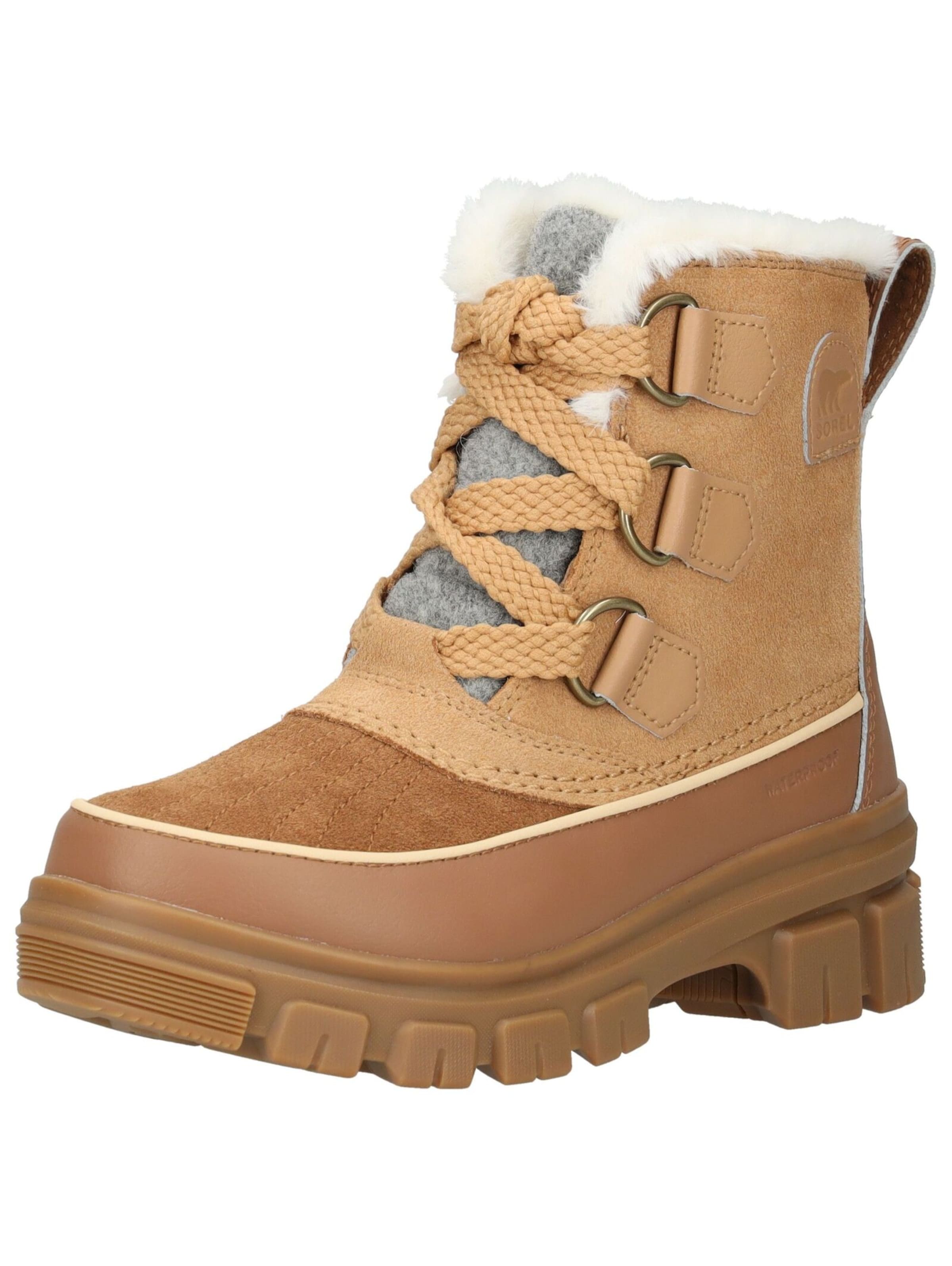 SOREL Lace-up bootie in Brown: front