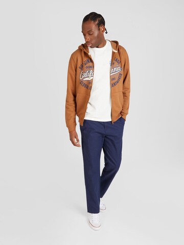 BLEND Sweatjacke in Braun