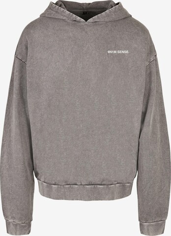 9N1M SENSE Sweatshirt 'Flower' in Grey: front