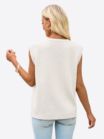 Imily Bela Πλεκτό γιλέκο σε λευκό