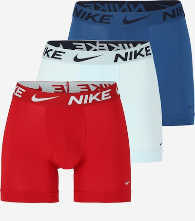 NIKE Sportunterhose in enzian / dunkelblau / feuerrot / weiß, Produktansicht