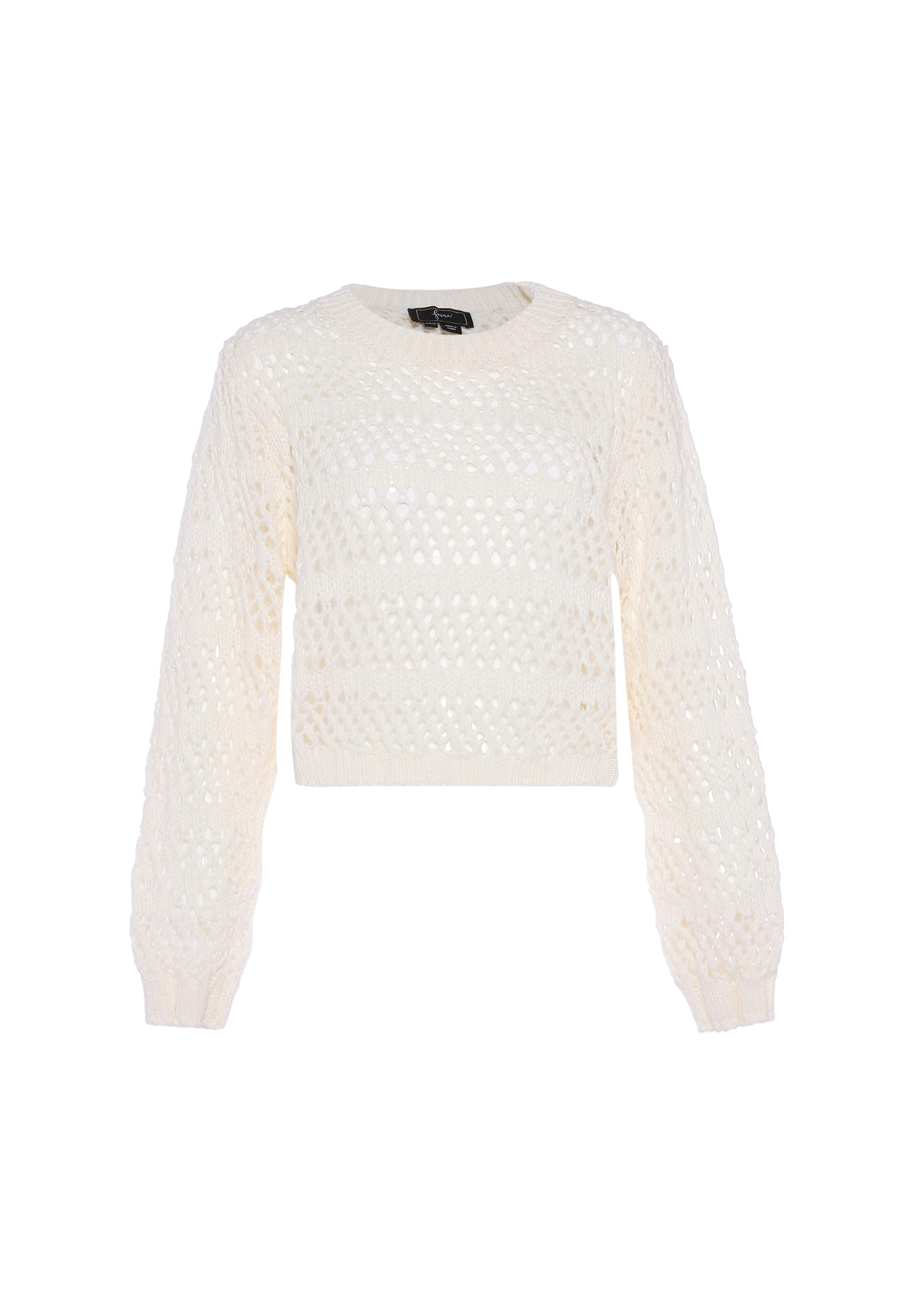 faina - Pullover em branco: frente