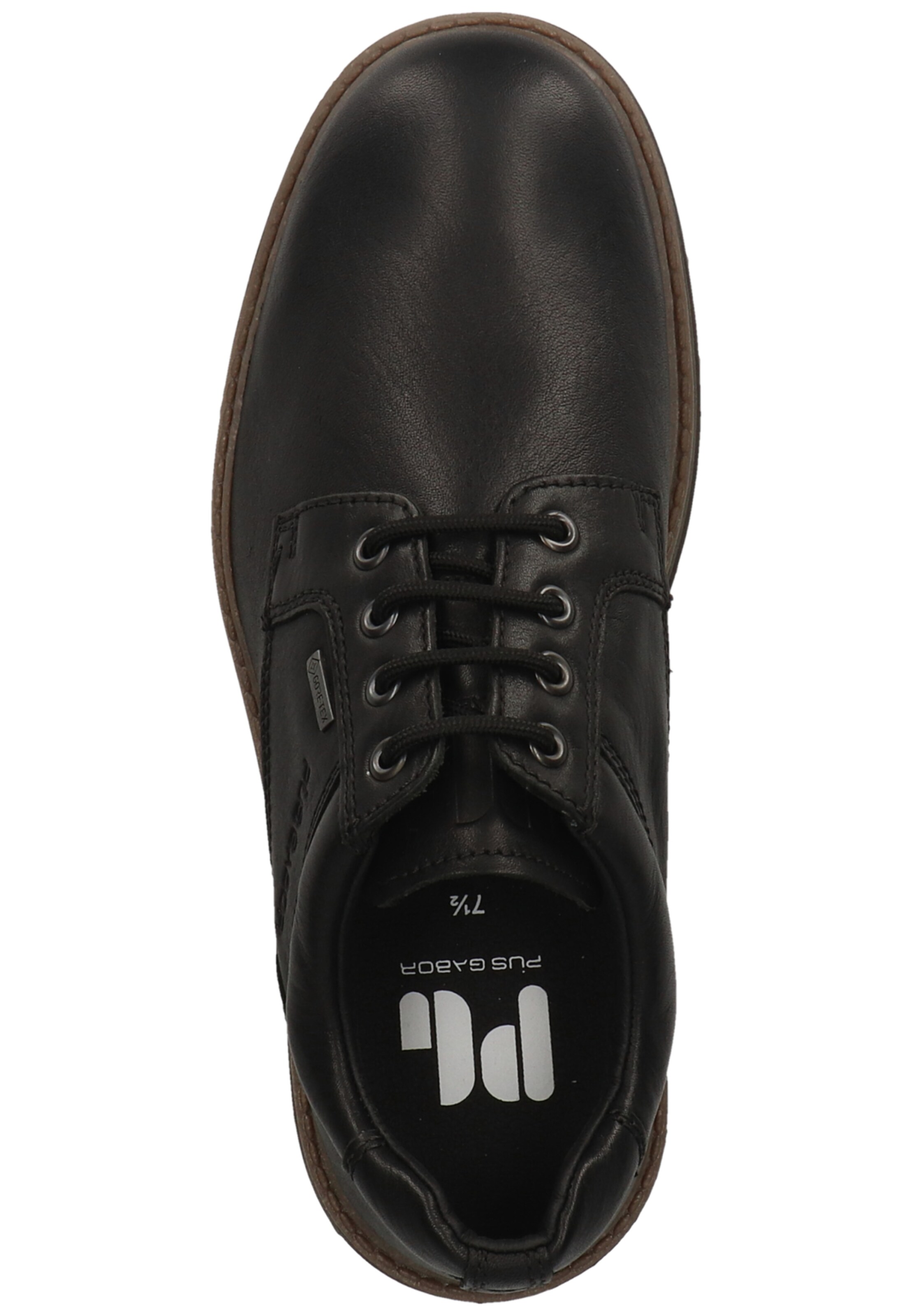 Pius Gabor Schnürschuh in Schwarz