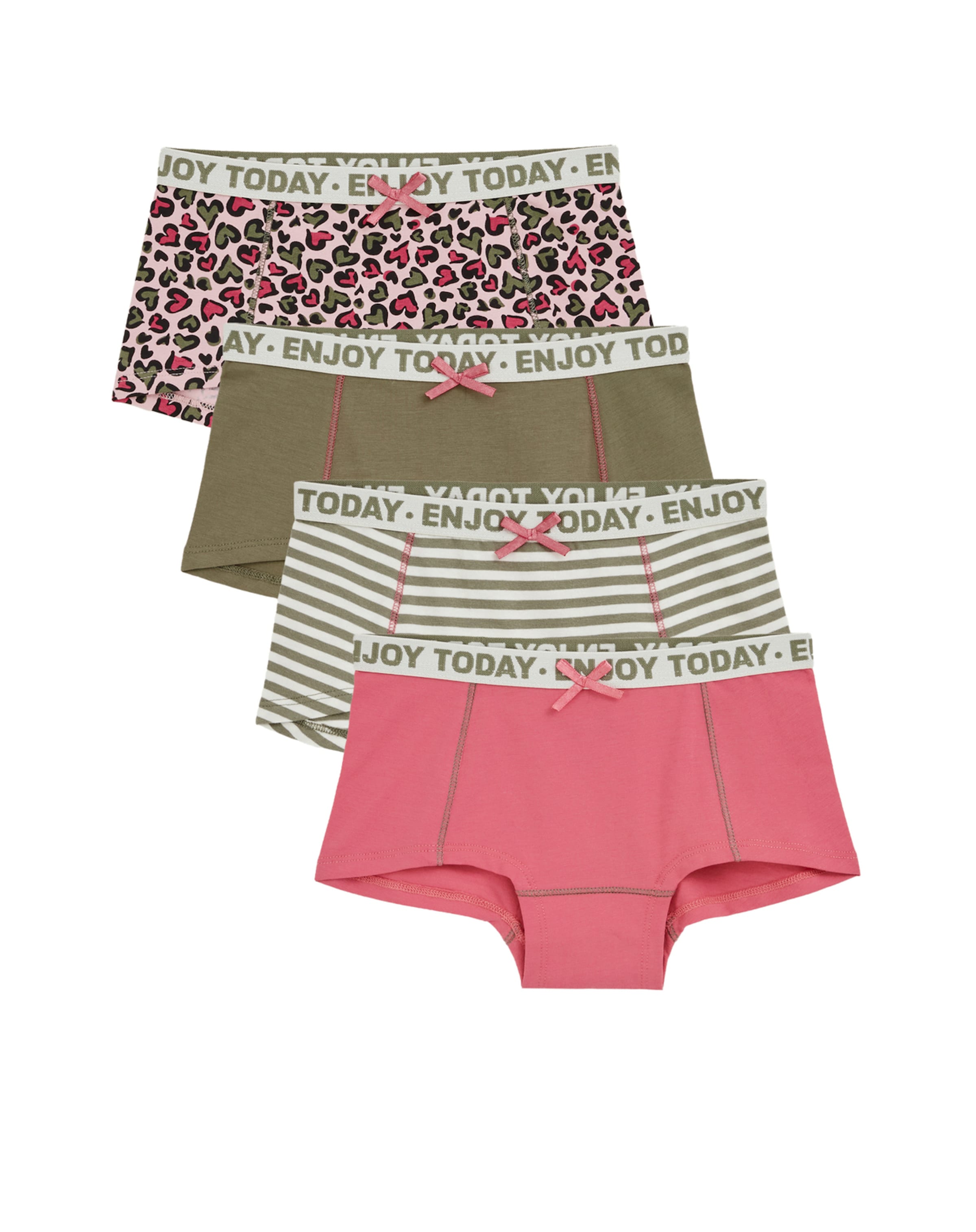 WE Fashion Aluspüksid, värv roheline: eest vaates