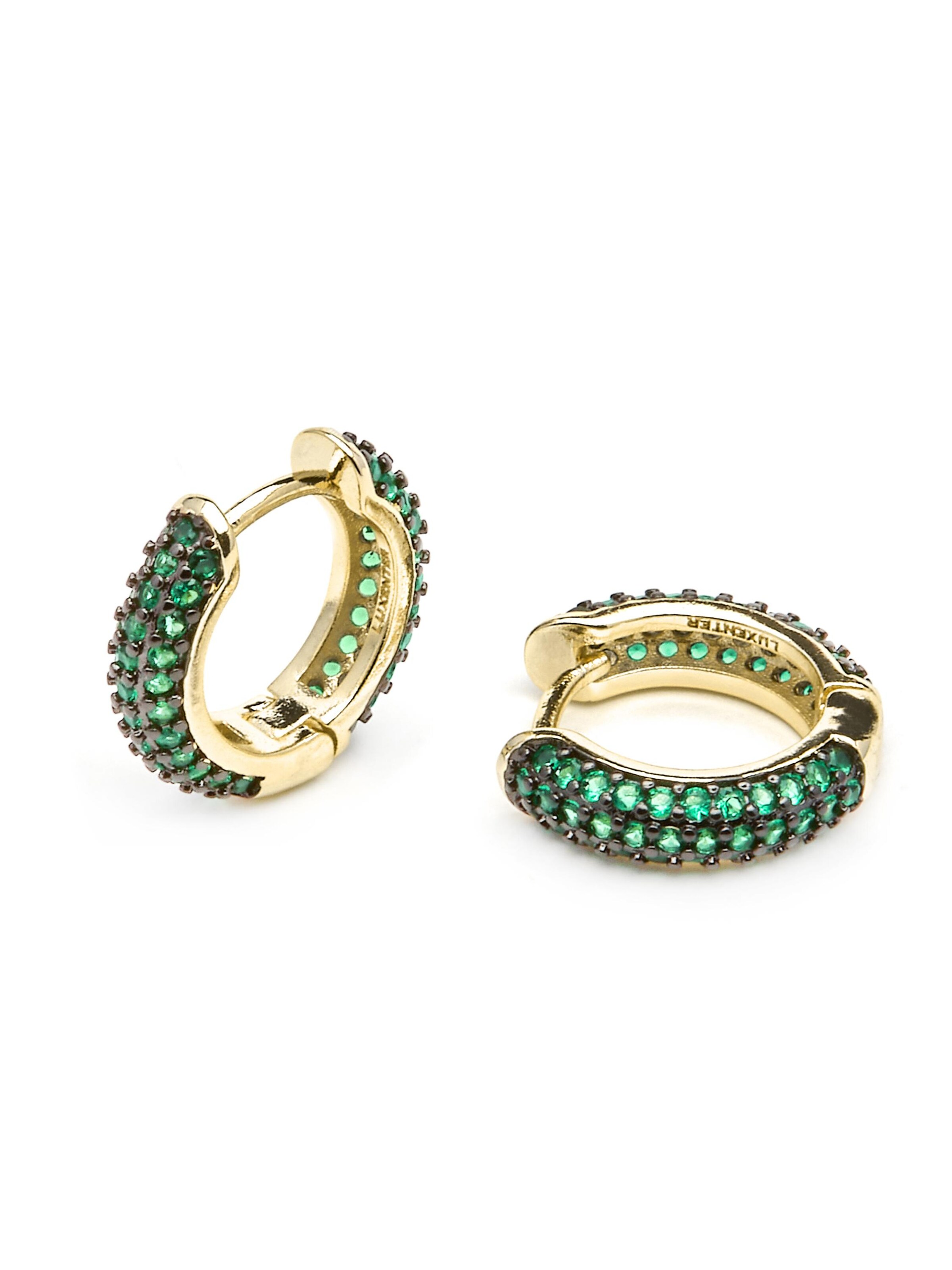 Luxenter - Pendientes 'Lesrat' en verde