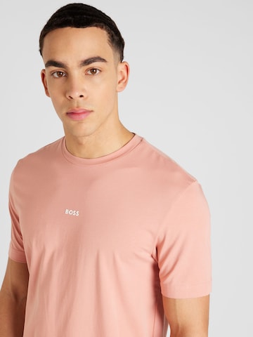 BOSS Orange Μπλουζάκι 'Chup' σε ροζ