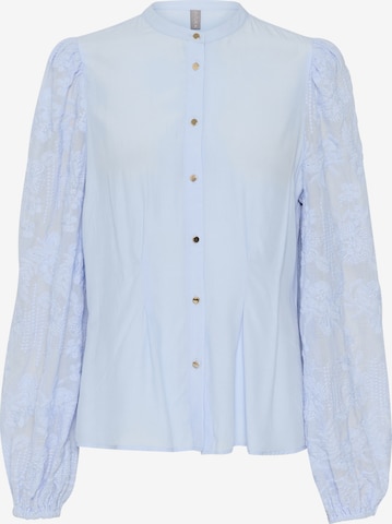 CULTURE Blouse 'Asmine' in Blue: front