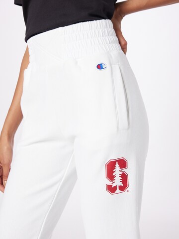 Tapered Pantaloni de la Champion Reverse Weave pe alb