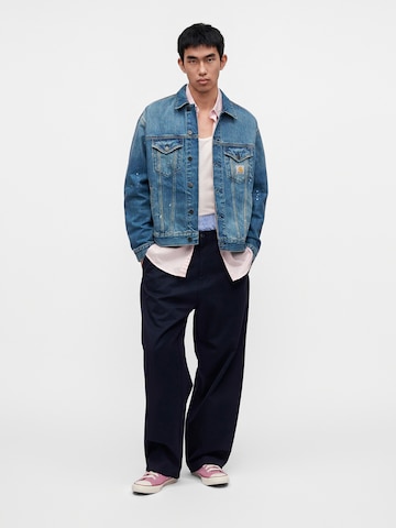 Carhartt WIP Loosefit Byxa 'Brady' i blå: framsida