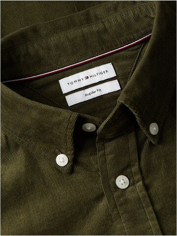 TOMMY HILFIGER Regular fit Overhemd in Groen