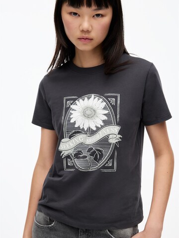 T-shirt Pull&Bear en gris
