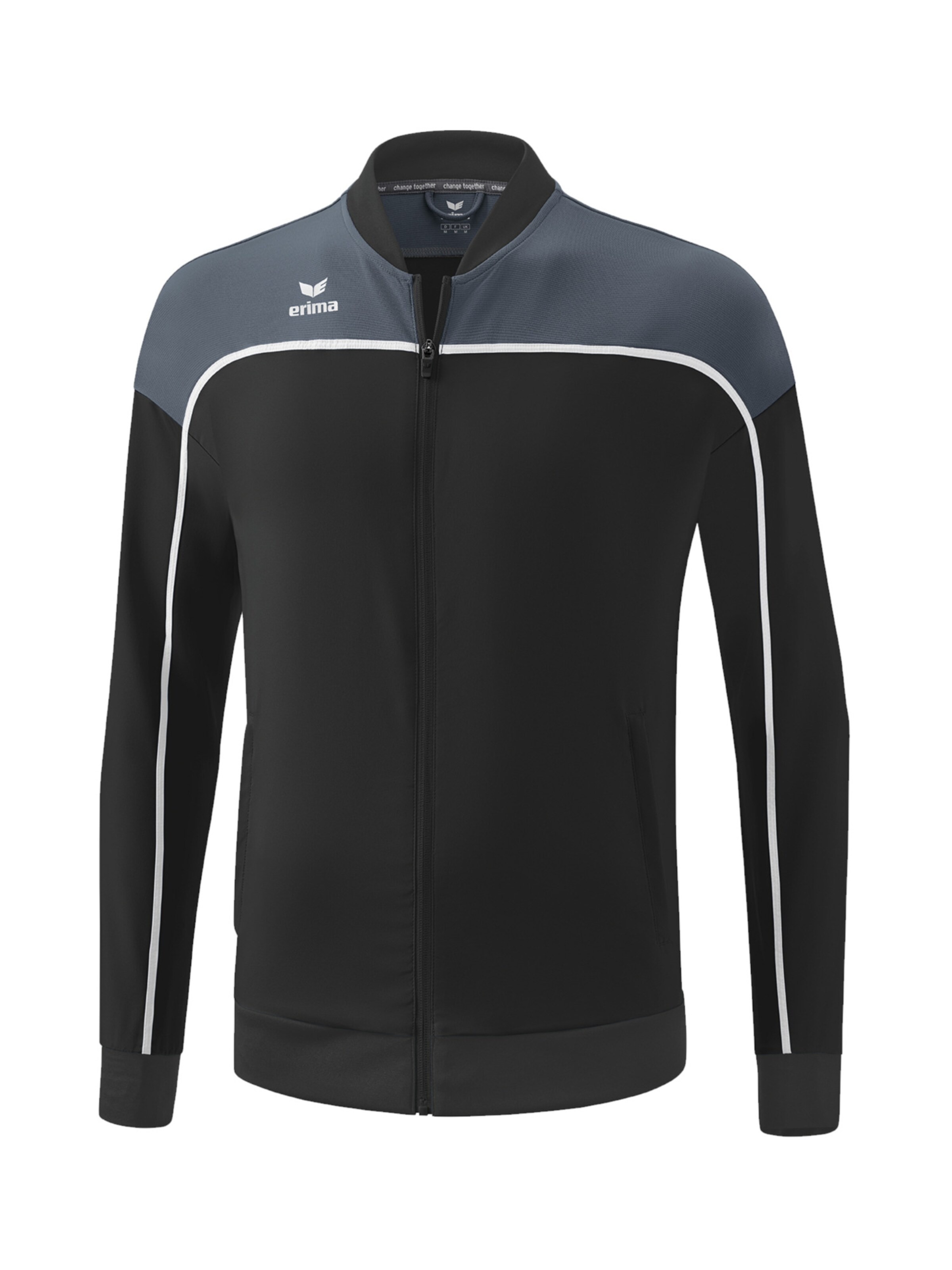 ERIMA Sportjacke in Schwarz: Vorderseite