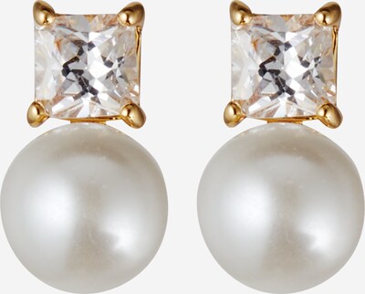 Kate Spade Earrings in Gold / Transparent / Pearl white, Item view