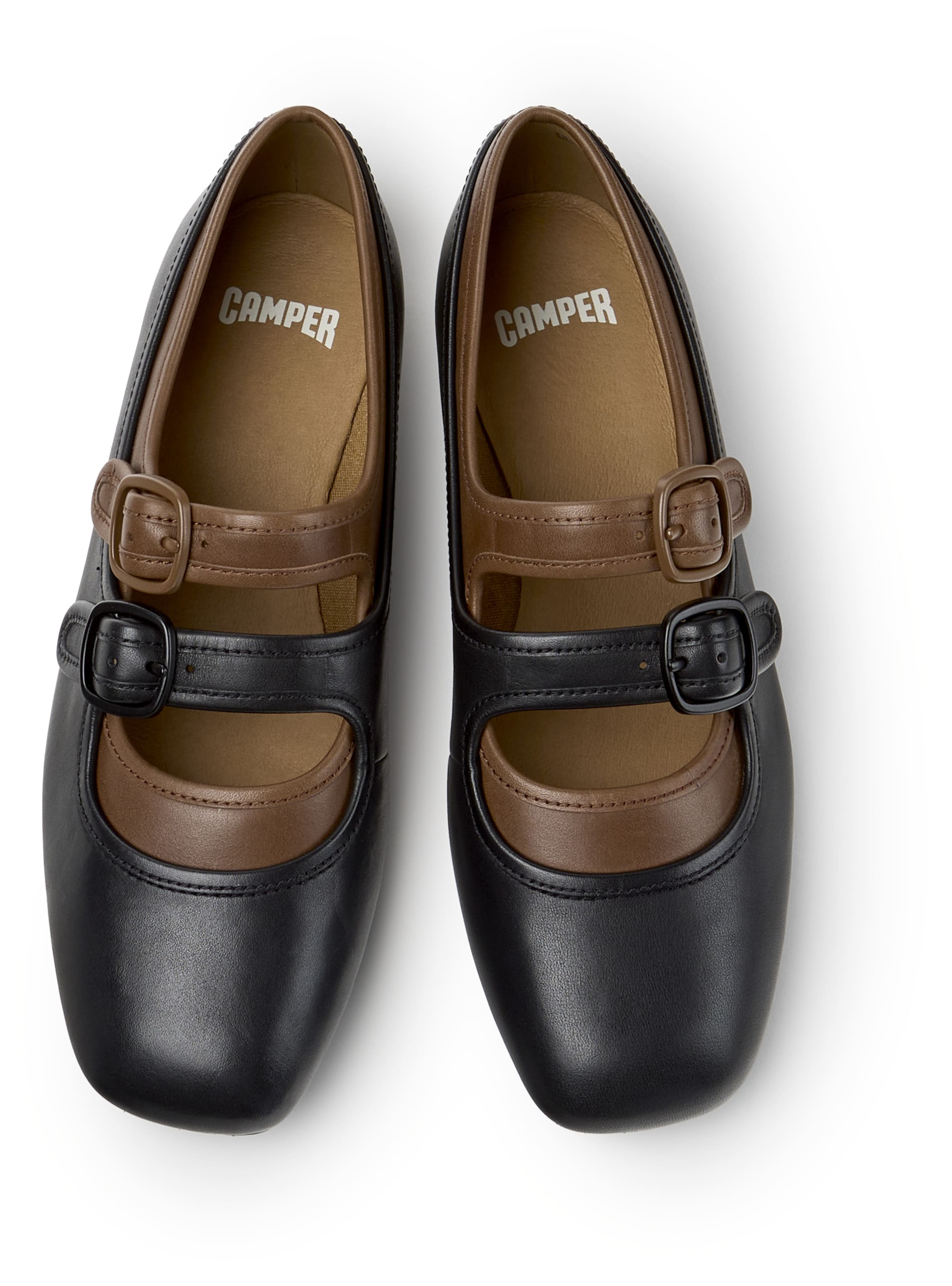 CAMPER Ballerinas 'Casi Myra' in Schwarz