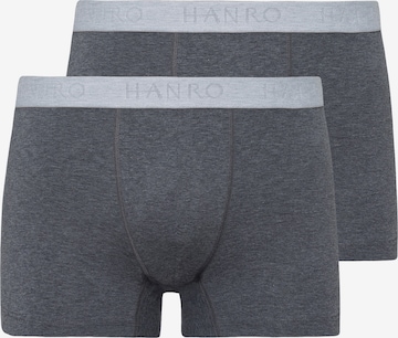 Hanro Boxershorts ' Cotton Essentials ' in Grijs: voorkant
