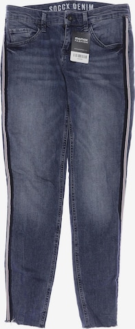 Soccx Jeans in 27 in Blue: front