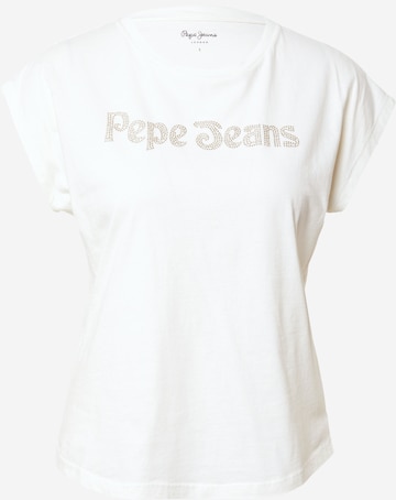 Pepe Jeans Shirt 'CARLI' in Beige: voorkant