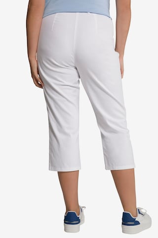 Ulla Popken Slim fit Pants 'Mony' in White