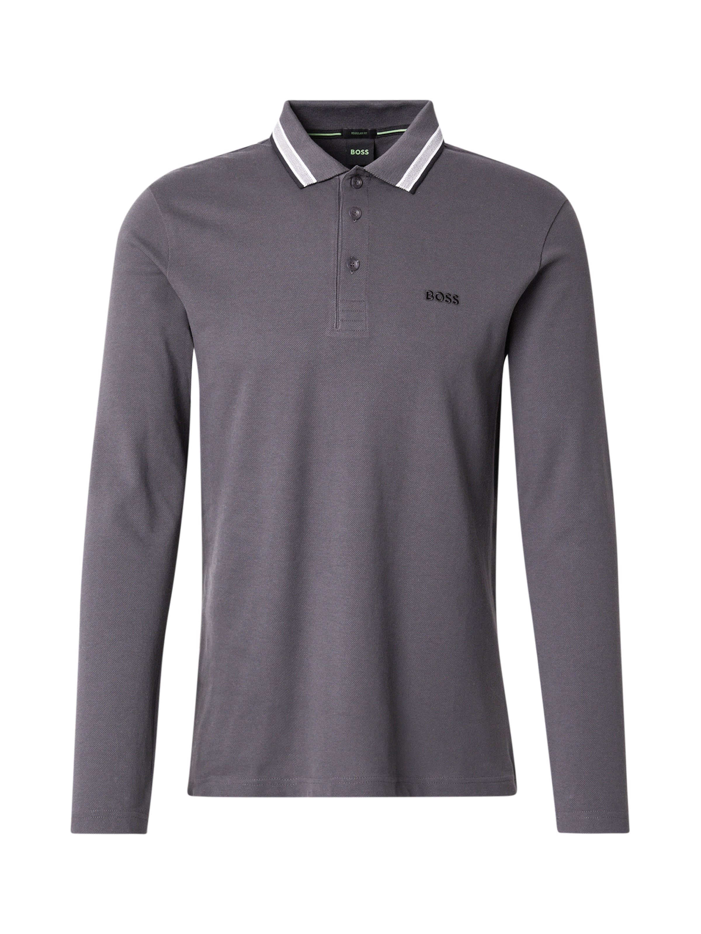 T-Shirt 'Plisy' BOSS en gris : devant