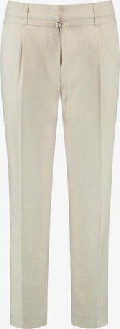 GERRY WEBER Pleated Pants in Beige: front