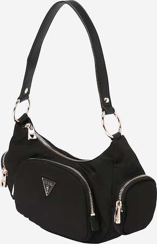 GUESS Schultertasche 'Gemma' in Schwarz