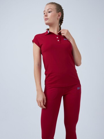 SPORTKIND Performance shirt 'Polo Shirt Loose-Fit' in Red