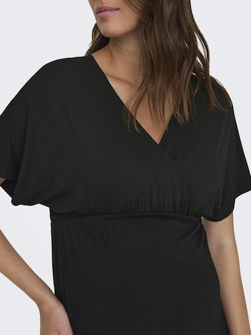 Only Maternity Kleid in Schwarz