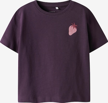 T-Shirt NAME IT en violet : devant