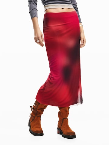 Desigual Φούστα σε κόκκινο: μπροστά