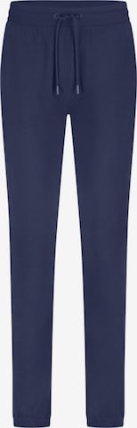 Bamboo basics Traditional pants 'Lounge broek Jade' in Blue: front