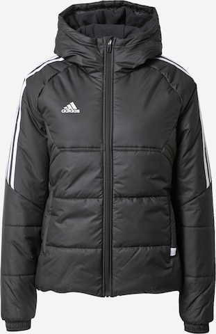 ADIDAS SPORTSWEAR Athletic Jacket 'Condivo 22 Winter' in Black: front