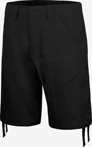 Regular Pantalon outdoor 'Gobi' normani en noir