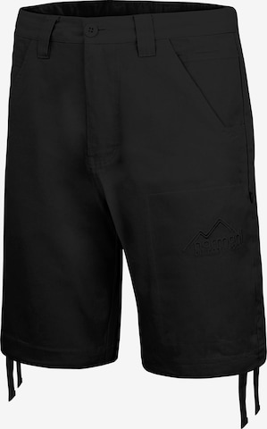 Regular Pantalon outdoor 'Gobi' normani en noir