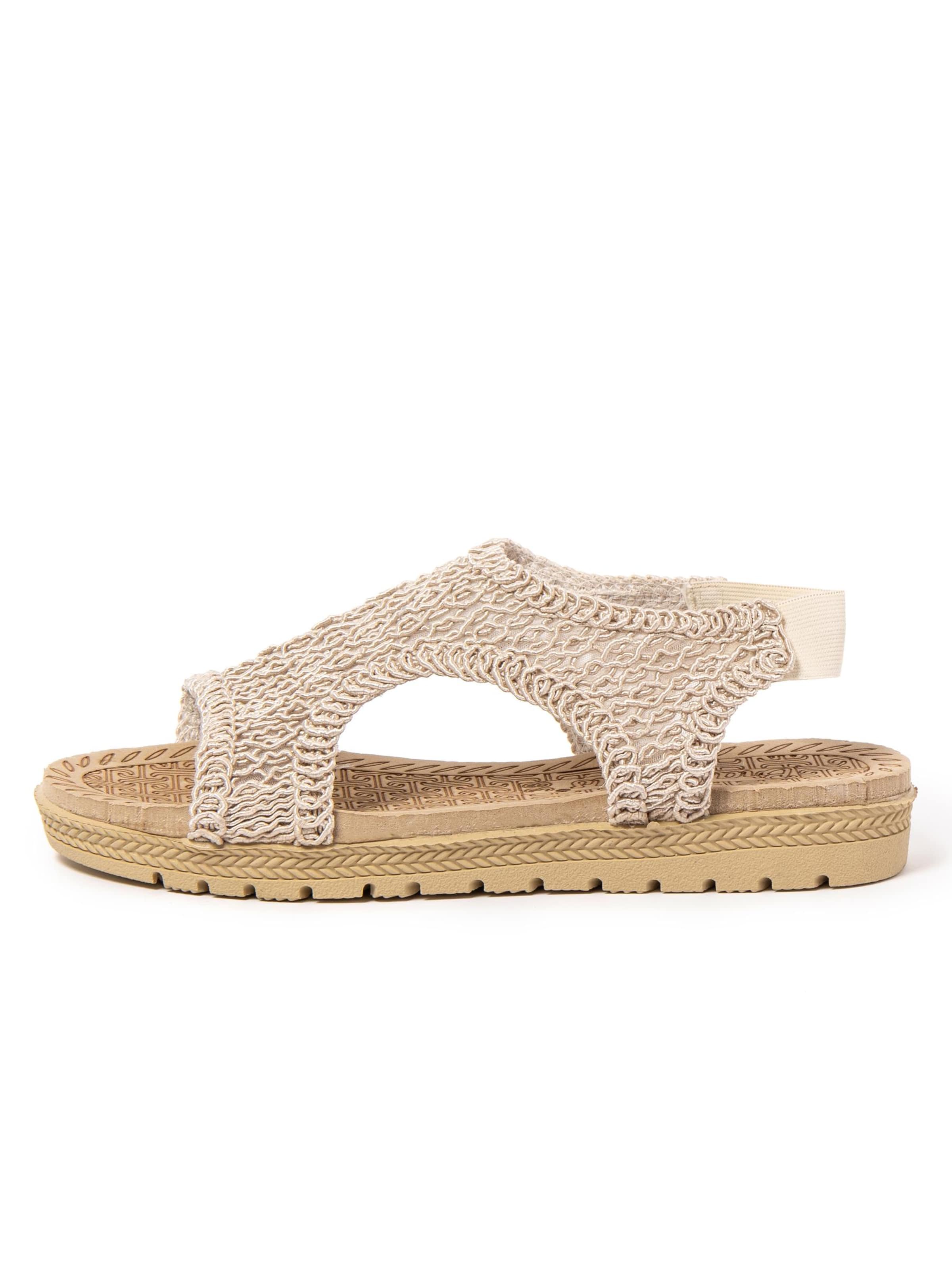 Brasileras Sandal 'Lua' in Beige: front