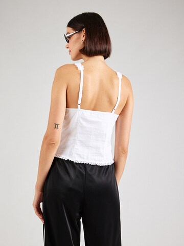 Gina Tricot Топ в Белый