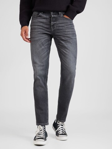 GARCIA Slimfit Jeans 'Zucko' in Zwart: voorkant