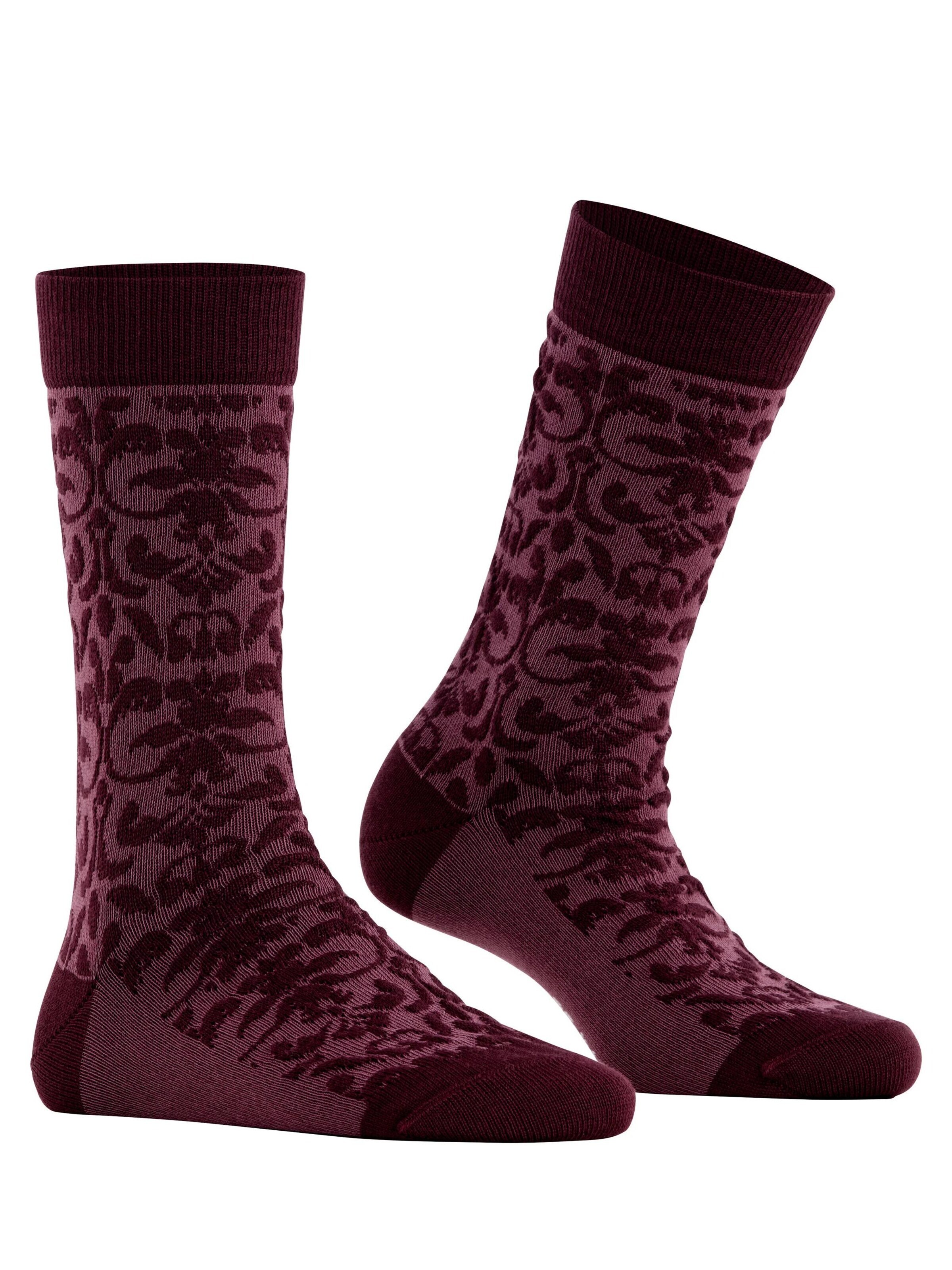 BURLINGTON Socken 'Ornamental'‌‌‌‌‌ in Rot
