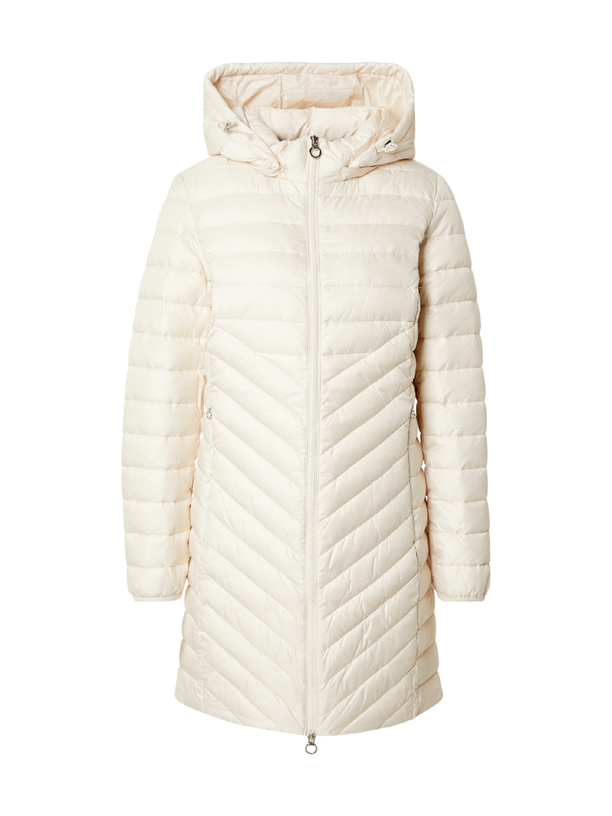 s.Oliver Wintermantel in Beige: voorkant