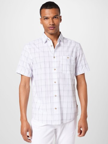 TOM TAILOR Regular fit Button Up Shirt in White: front