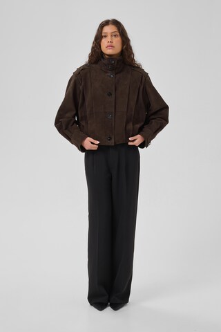 My Essential Wardrobe Between-season jacket 'Petra ' in Brown
