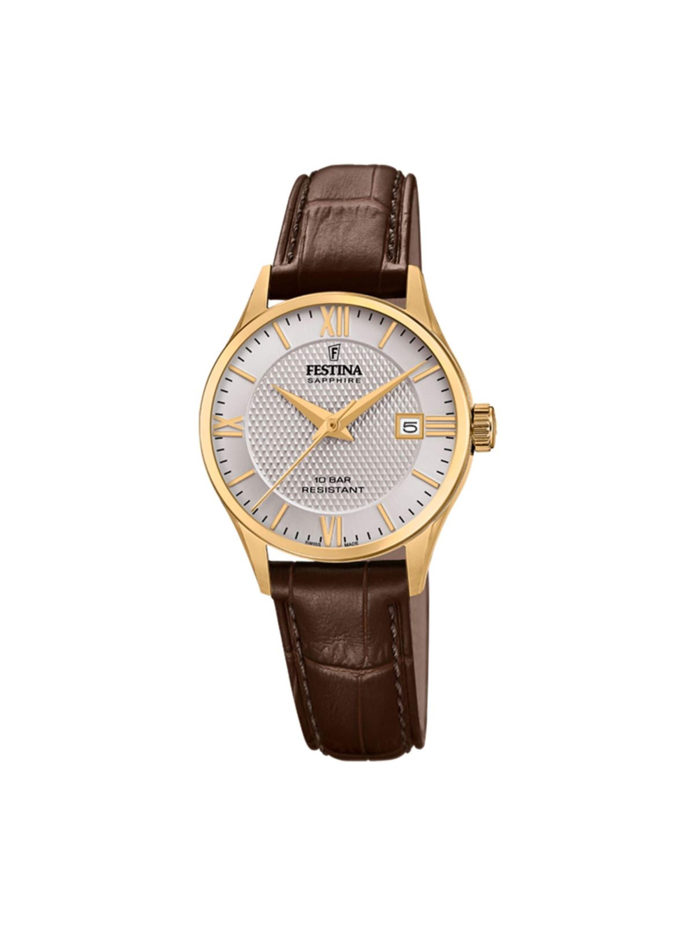FESTINA Analog watch in Brown: front