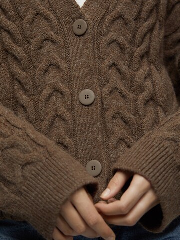 Pull&Bear Kardigan – hnědá